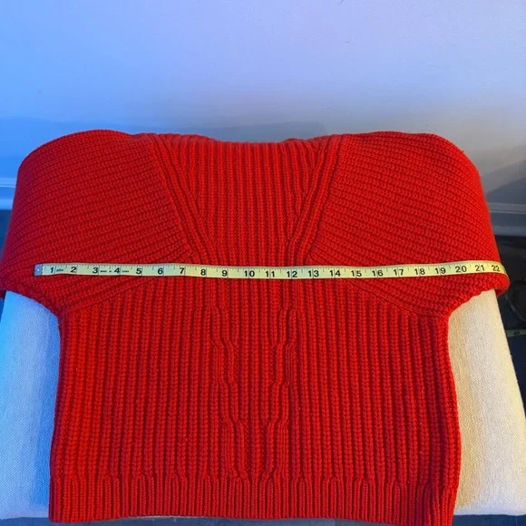 Equipment Vibrant Red Cowl Neck Sweater - Picture 10 of 11